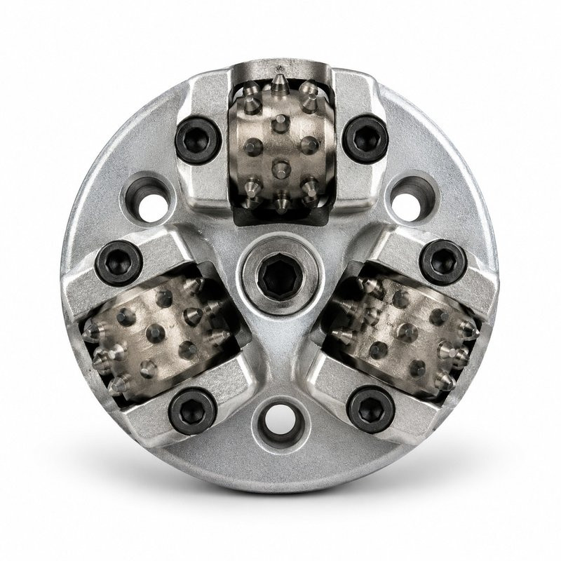 Disque bouchardage Hummer with 3 rollers